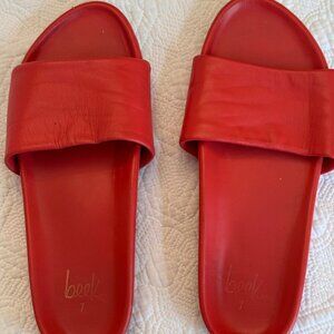 Beek Gallito Leather Sandals in Classic Red Sz 7 EUC
